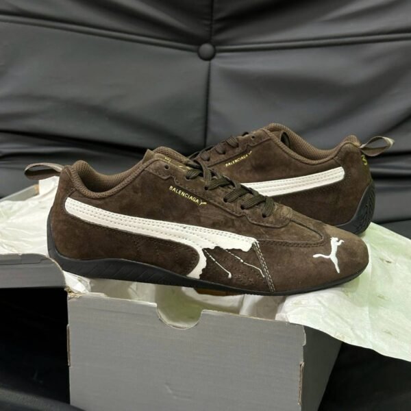 First Copy Balenciaga AA X Puma Speed Cat HAUTE COFFE