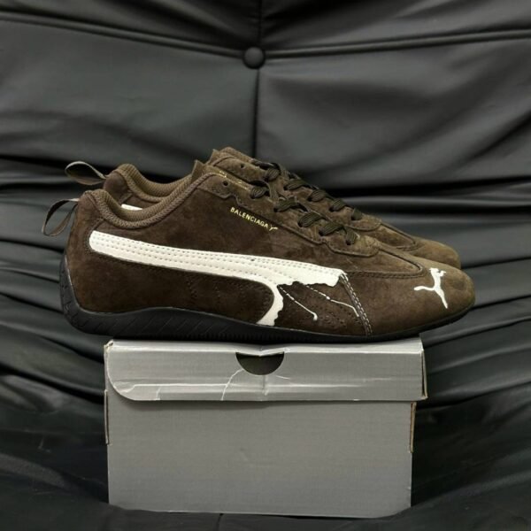 First Copy Balenciaga AA X Puma Speed Cat HAUTE COFFE