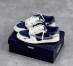 First Copy Nike Air Jordan Retro 1 X Dior Travis Scott Navy Blue