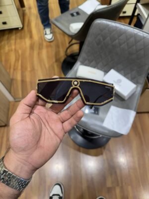 First Copy Versace Gold Black Sunglasses