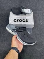 First Copy Crocs Lite Ride 360 Clog Sandal Black White
