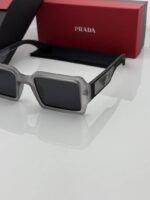 First Copy Prada 089 Grey Black Sunglasses