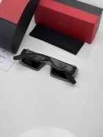 First Copy Prada 089 Grey Black Sunglasses