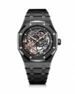 First Copy Audemars Piguet Royal Oak Skeleton Automatic Watch With Stainless Steel Bracelet And Luxury Finish