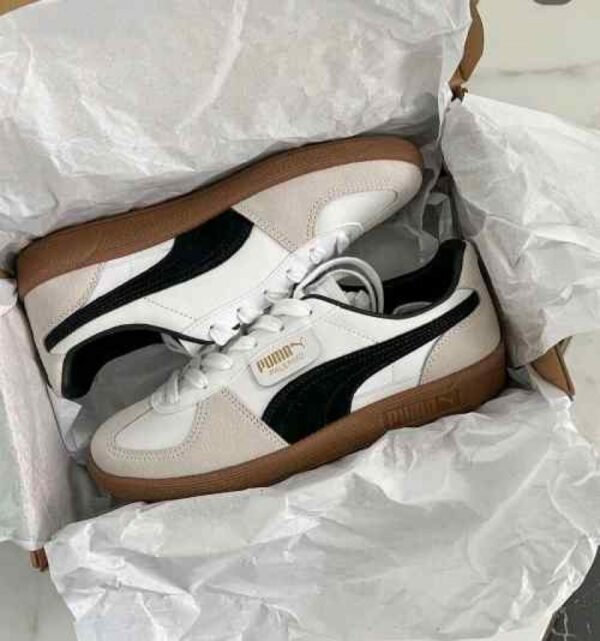 First Copy Puma Palermo White Black