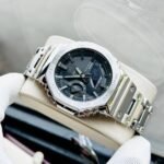 First Copy Luxury Full Metal Stainless Steel Black Dial Chronograph Watch With Premium Finish