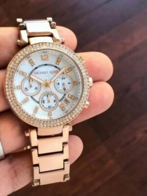 First Copy Michael Kors Parker Rose Gold Women’s Analog Watch