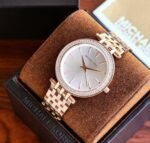 First Copy Michael Kors Darci Rose Gold White Dial Women’s Analog Watch