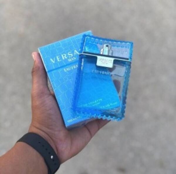 First Copy Versace Pour Homme Blue Eau De Toilette Premium Long Lasting Fragrance For Men