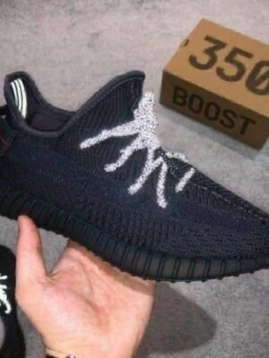 First Copy Black Reflective Men’s Sneakers Premium Sports Running Shoes