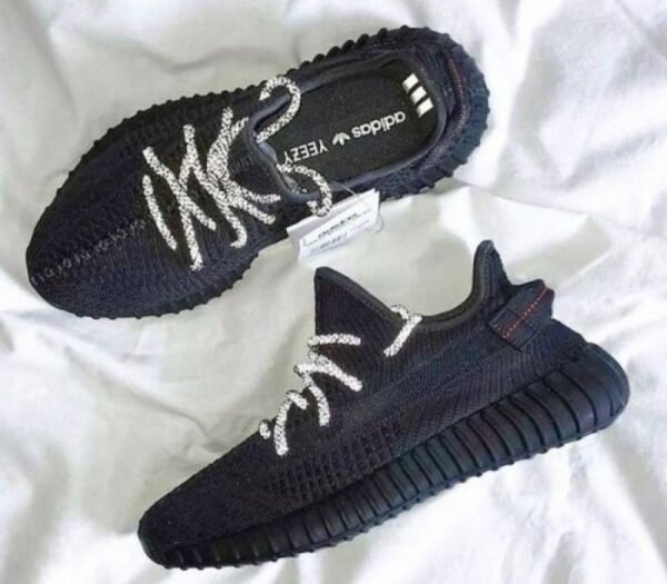 First Copy Black Reflective Men’s Sneakers Premium Sports Running Shoes