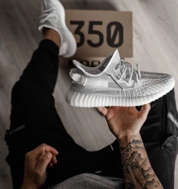 First Copy Adidas Yeezy Boost 350 V2 Grey White Men’s Sneakers