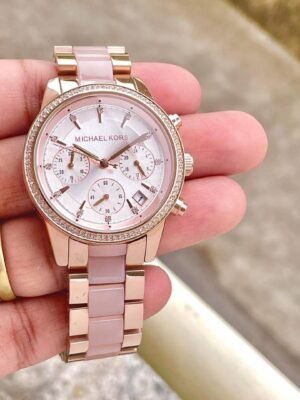 First Copy Michael Kors Parker Rose Gold Pink Women’s Analog Watch