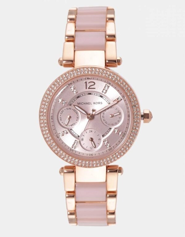 First Copy Michael Kors Parker Rose Gold Pink Women’s Analog Watch