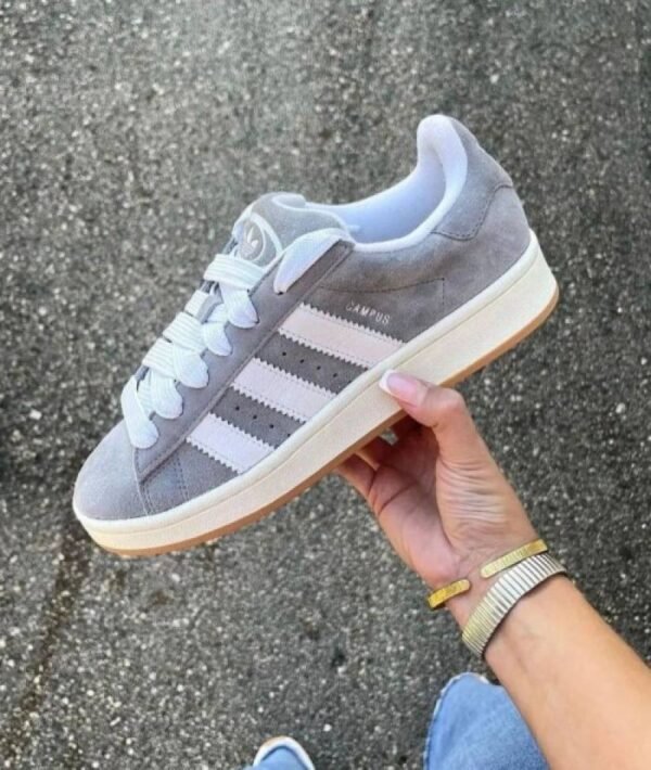 First Copy Adidas Gazelle Grey White Men’s Sneakers Premium Quality First Copy Shoes