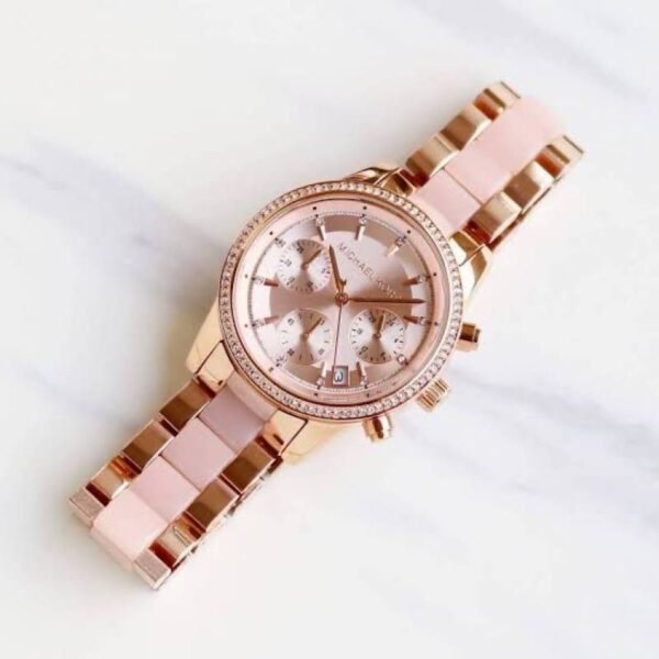 First Copy Michael Kors Parker Rose Gold Pink Women’s Analog Watch