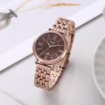 First Copy Fossil Rose Gold Brown Dial Women’s Analog Watch