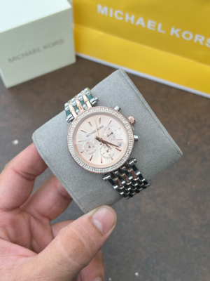 First Copy Michael Kors Darci Silver White Dial Women’s Analog Watch