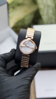 First Copy Gucci G-Timeless Rose Gold White Dial Women’s Analog Watch