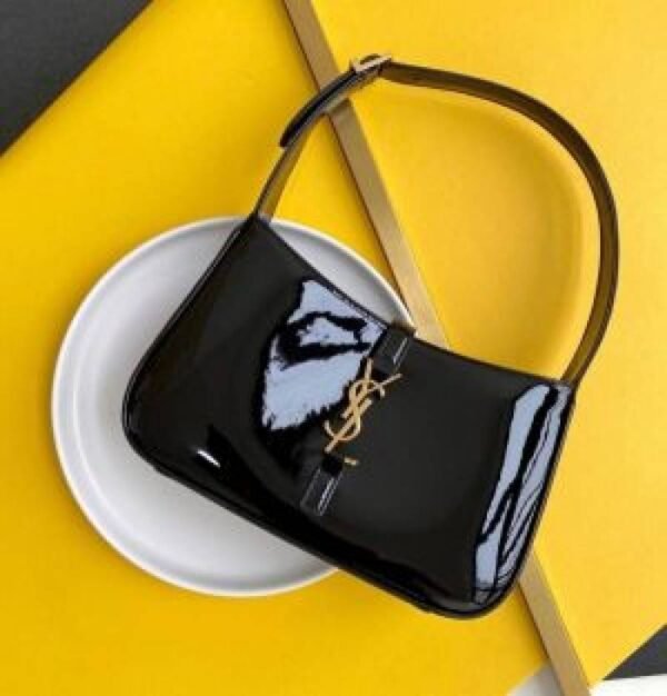 First Copy YSL Ladies Mini Shoulder Bag Black Premium Chain Handbag