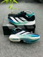 First Copy Adidas Adizero Adios Black White Green Blue Men’s Sneakers