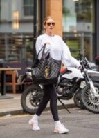 First Copy YSL Ladies Quilted Tote Bag With Matching Pouch Premium Handbag