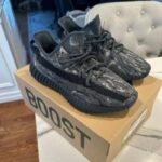 First Copy Adidas Yeezy Boost 350 V2 Marble Black Men’s Sneakers