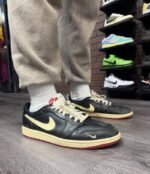 First Copy Nike Cortez Black Cream Men’s Sneakers