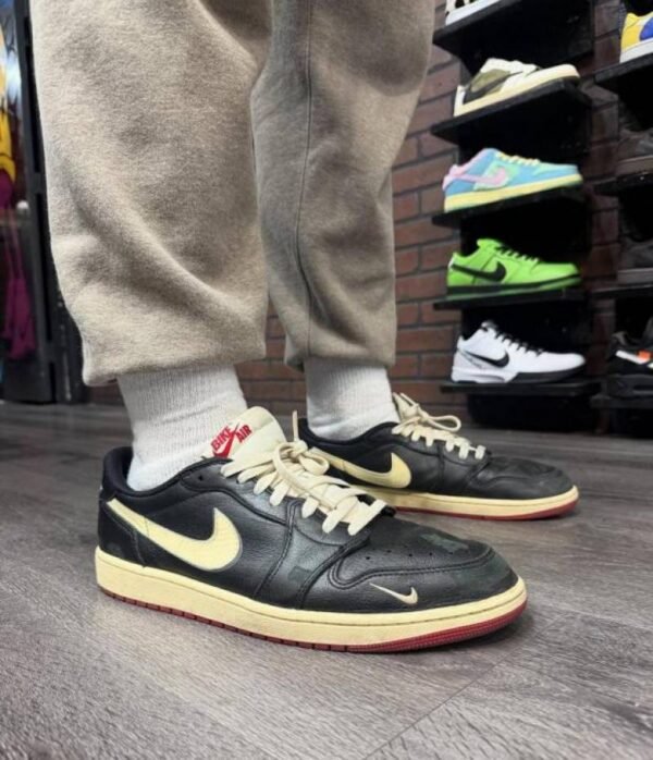 First Copy Nike Cortez Black Cream Men’s Sneakers