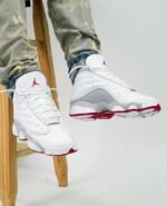 First Copy Air Jordan 13 White Grey Men’s Sneakers