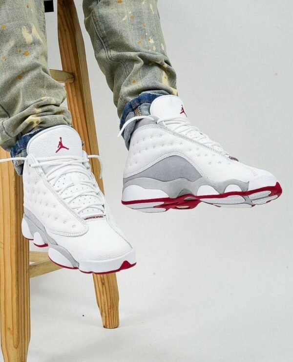 First Copy Air Jordan 13 White Grey Men’s Sneakers