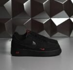 First Copy Nike Air Force 1 Low Multi Swoosh Black Crimson