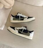 First Copy Nike Air Jordan 1 Low X Travis Scott Olive Green Semi UA