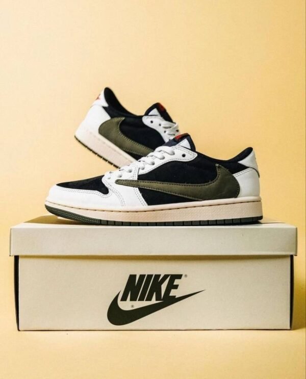 First Copy Nike Air Jordan 1 Low X Travis Scott Olive Green Semi UA
