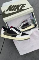 First Copy Nike Air Jordan 1 Low X Travis Scott Olive Green Semi UA