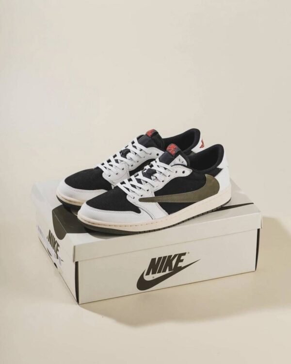 First Copy Nike Air Jordan 1 Low X Travis Scott Olive Green Semi UA