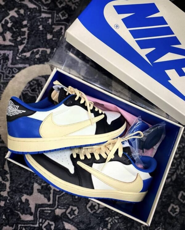 First Copy Nike Air Jordan 1 Low X Travis Scott Fragment Semi UA