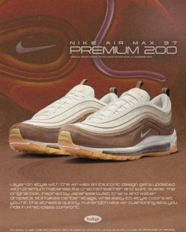 First Copy Nike Air Max 97 Cream Beige Men’s Sneakers