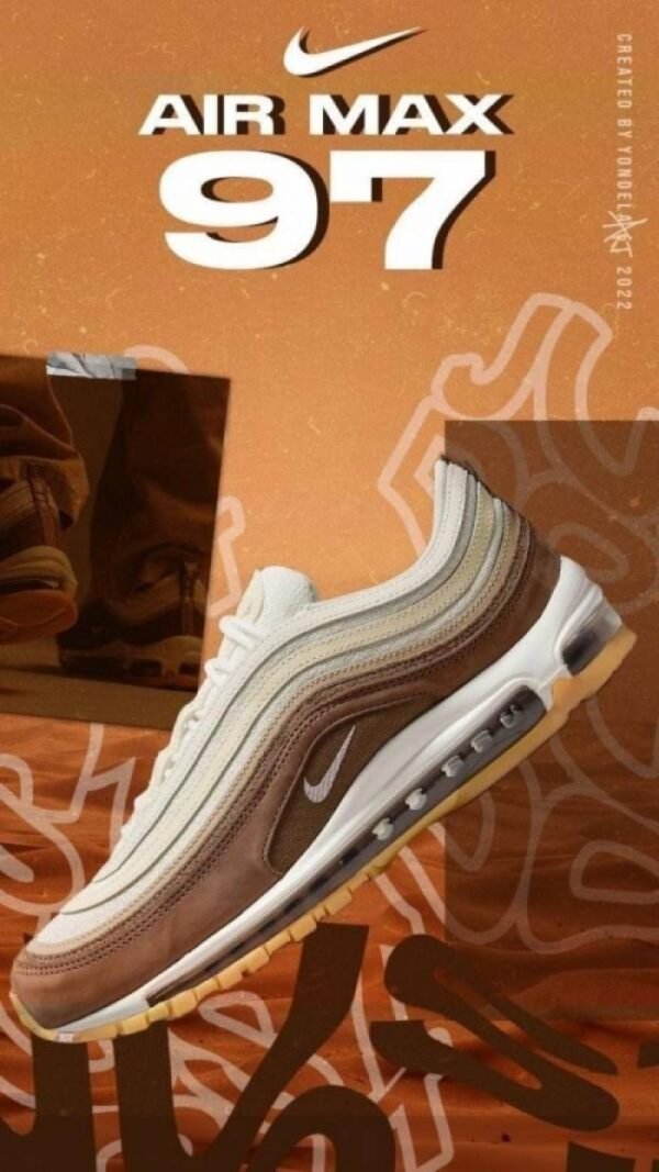 First Copy Nike Air Max 97 Cream Beige Men’s Sneakers