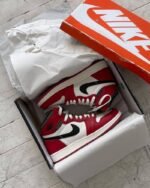 First Copy Air Jordan Retro 1 High Lost And Found With OG Box Yellow Big OG Powder Blue Sole Semi UA