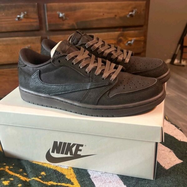 First Copy Nike X Travis Scott Air Jordan 1 Low OG Velvet Brown