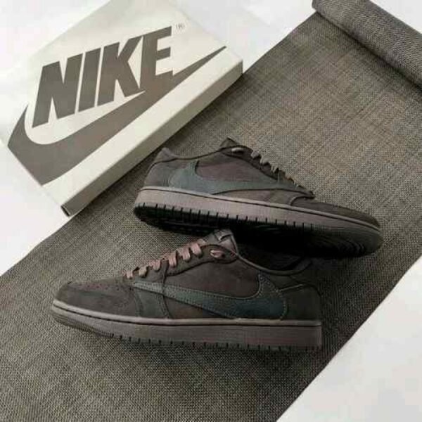 First Copy Nike X Travis Scott Air Jordan 1 Low OG Velvet Brown