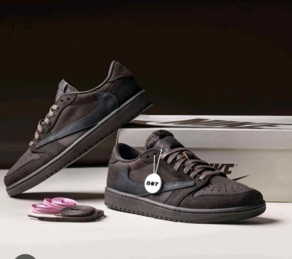 First Copy Nike X Travis Scott Air Jordan 1 Low OG Velvet Brown
