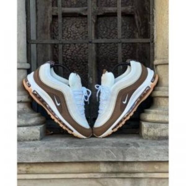 First Copy Nike Air Max 97 White Brown Men’s Sneakers