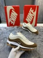 First Copy Nike Air Max 97 White Brown Men’s Sneakers