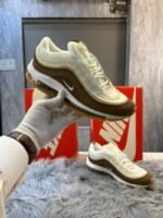 First Copy Nike Air Max 97 White Brown Men’s Sneakers