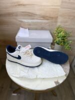 First Copy Nike Air Force 1 Low 07 White Midnight Navy Sneakers India