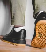 First Copy Nike Air Force 1 Luxe Black Gum Premium Quality