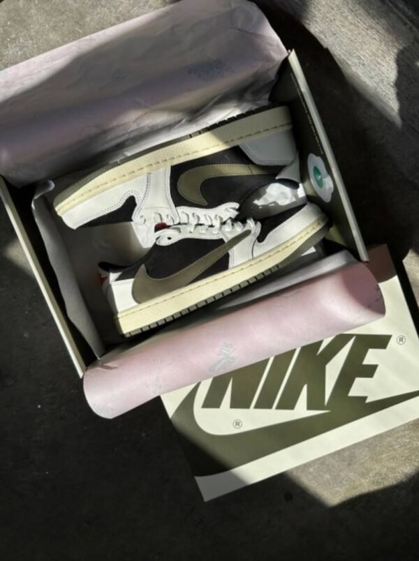First Copy Air Jordan 1 Low X Travis Scott Olive Mini UA
