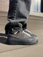 First Copy Nike Air Force 1 Low Grey White Stylish Casual Shoes India